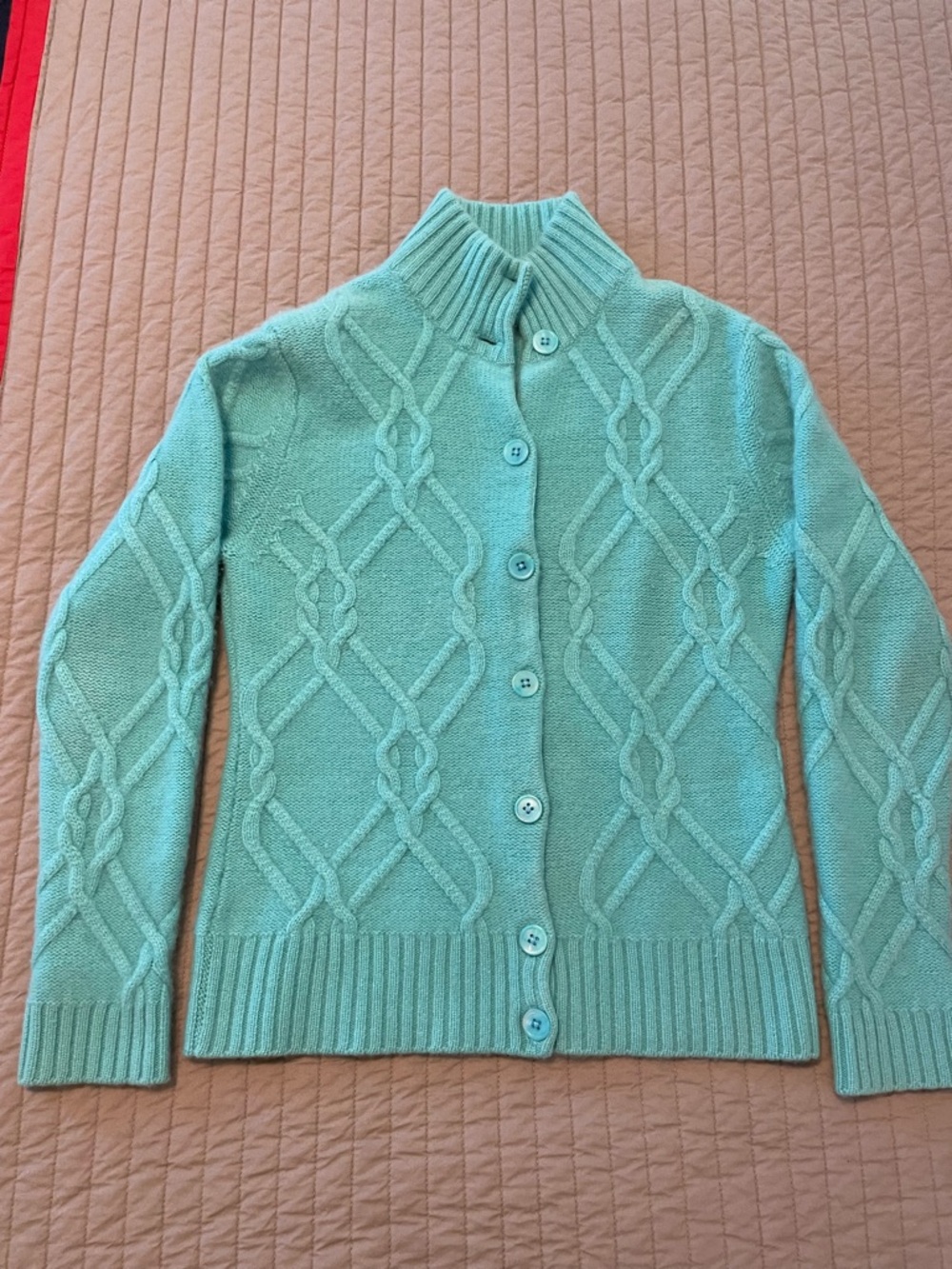 100% Cashmere Cardigan Sweater